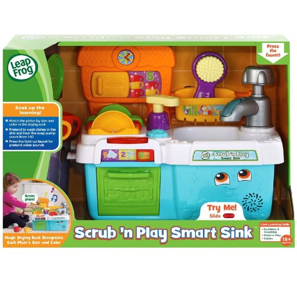 Leapfrog Scrub 'n Play Smart Sink (English Version)For 18 Months New in Box - Picture 1 of 16